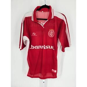 Vintage 2001 S.C.Internacional Home S/S No.10 jersey sz L Soccer Futbol